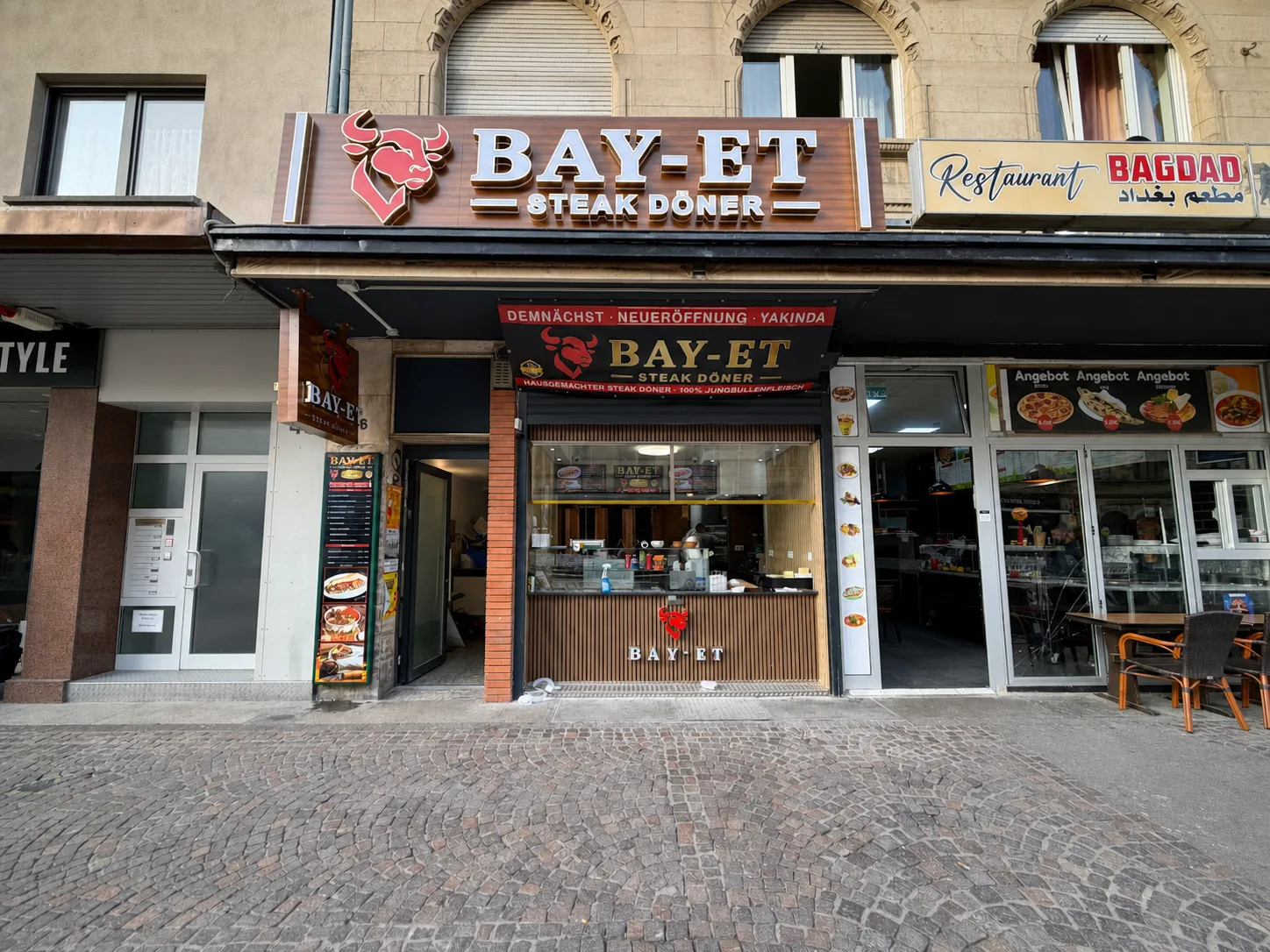Außenansicht von BAY ET STEAK DÖNER in der Kaiserstraße Karlsruhe